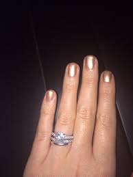 Gold Gel Manicure Jewish Wedding Rings Plain Bands Gel Manicure