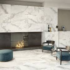 The large slabs with versatile formats (120 x278, 120×240, 75×150 and 120×120) are perfectly integrated into the wide range of ceramic products that are already offered by refin ceramics. Golden Age Edimax Aged Marble Effect Fllor Wall Tiles Emc Tiles