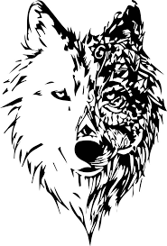 As Seen On The Images This Is A Modern Style Mystic Wolf A Beautiful Stylized Design For Your Home Wall Decor Great For Bedrooms Mystical Wolf Mystic Wolf