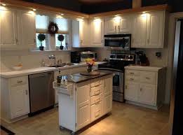 Part of the job was removing cabinets from a short wall on one side. Portable Kitchen Island Ideas Whaciendobuenasmigas