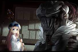 Drawn Goblin Slayer Y Priestess Goblin Elfa Arte De Anime