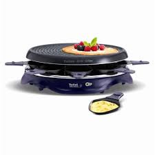 Tefal Re511412 Appareil A Raclette Simply Invents 8 Personnes Violet Appareil A Raclette Raclette Et Service A Raclette