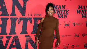 Skai Jackson flaunts baby bump in brown gown at The Man in the White Van  premiere in LA | Daily Mail Online