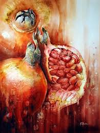 Moudru Marie Claire Fruit3 Fleurs Peintes Les Arts Peinture Fleurs