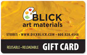Blick Gift Cards Blick Art Materials I Promise This Would Be The Absolute Perfect Gift Or You Can Go To Http Www Dic Art Supplies Gift Gift Card Art Room