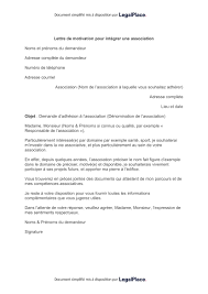 De même, mes ambitions professionnelles me guident vers un poste en lien avec le marketing dans l'industrie agroalimentaire, et tout particulièrement dans une entreprise telle que abc. Conseils Et Modele De Lettre Pour Entrer Dans Une Association