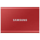 T7 1TB USB 3.2 External Solid State Drive (MU-PC1T0R/AM) - Red  Samsung