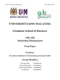 Adc power concept sdn bhd. Adc 602 Marketing Management Group 4 Term Paper Marketing Research Swot Analysis