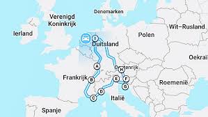 Kaarten van de landen van europa. Next Trip Kim Around The World