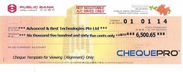 You can write a cash cheque instead, which means whoever receives the cash cheque can get the money over the counter. Cheque Printing Writing Software For Malaysia Bank Template