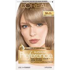 L Oreal Paris Superior Preference Fade Defying Hair Color 8a Ash Blonde Cvs In 2020 Loreal Paris Permanent Hair Color Loreal