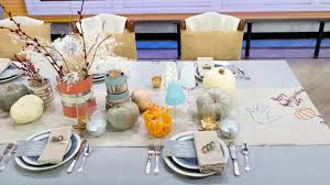 The table should remind of autumn and nature somehow, so why not. Thanksgiving Table Decor Ideas For The Adult And Kids Tables