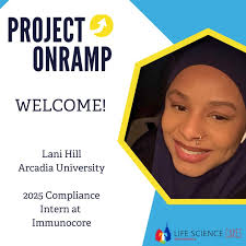 Help us welcome Noelani Hill to Project Onramp! A Biology major at Arcadia  University, Noelani is a driven and collaborative student with a passion  for helping others and a strong foundation in