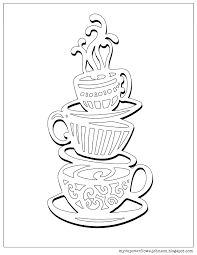 Have new images for teacup coloring pages to print coffee coloring pages coloring? Tea And Coffee Coloring Pages New Year Coloring Pages Frozen Coloring Pages
