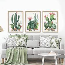 Descargue la extensión pixiz para chrome para estar informado antes que los demás de los nuevos montajes fotográficos publicados en el sitio y para mantener sus favoritos incluso cuando se eliminen sus cookies. Watercolor Cactus Wall Art Watercolor Boho Living Room Art Pictures Cactus Rocks Watercolor Artwork C Cuadros Para Decorar Impresion De Cactus Arte De Pared
