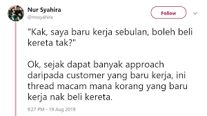 We did not find results for: Kerja Tak Sampai Sebulan Dah Boleh Beli Kereta Ini Rahsianya Ramai Orang Tak Tahu Maskulin