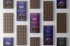 Download Chocolate Bar Packaging Mockup In Packaging Mockups On Yellow Images Creative Store PSD Mockup Templates