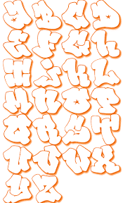 Font changer can convert letters and numbers of your message into alternative text symbols. Graffiti Lettter A Z In Graffiti Alphabet Bubble