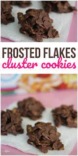 Frosted Flake Cookies Effortless Recipe With Just 3 Ingredients Recipe Flake Recipes Cereal Cookies Chocolate Cereal
