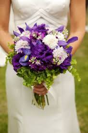 Celebrations Floral Event Design Purple Wedding Bouquets Lavender Bridal Bouquet Cascading Wedding Bouquets