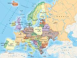 Dovete localizzare e conoscere i suoi stati con relative capitali. Stati Europei E Capitali Geografia Mondo Mappa Europa