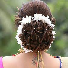 Bridal Bun Design Bun Hairstyles For Long Hair Bridal Hairstyle Indian Wedding Beautiful Wedding Hair