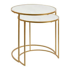 Unterschiebbarer Tisch Gold Doppelpack Zara Home Osterreich Table Basse En Laiton Table Basse Metal Table Basse