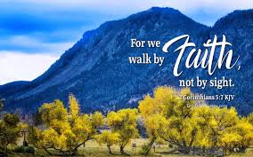 Through nature, god is able to teach us, speak to us, and provide for us. 2 Corinthians 5 7 Christian Bible Verse Desktop Wallpapers