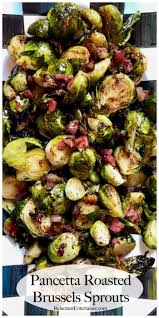 Pancetta Gerostete Rosenkohl Thanksgiving Side Dishes Healthy Roasted Brussel Sprouts Brussel Sprouts With Pancetta