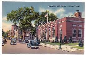 Vintage 1940 S Main Street Post Office Leominster Massachusetts Postcard New England Day Trips Main Street Leominster Massachusetts