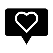 Heart Icon Communication Love Heart Speech Bubble Chat Messages Communications Like Romantic Rating Valentin Heart Icons Love Symbols Love Messages