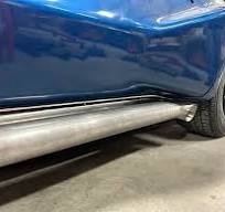 C2/C3 CORVETTE LS SWAP STAINLESS STEEL SIDE EXIT HEADERS - BRUSHED FINISH