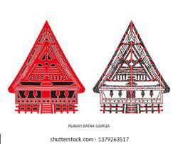 Batak, adat, baby sling, batak languages, culture. Rumah Batak Toba Traditional Batak Toba Stock Illustration 1379263517