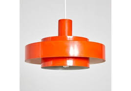 When it comes to elegance and sophistication, our black lamp shades will exude an effortless cool, whilst our ochre, orange or red lamp shades, are ideal for. Vintage Ceiling Lights Retro Ceiling Lights Glass Ceiling Lights Ceiling Lamp Vinterior Orange Pendant Light Pendant Lamp Shade Retro Ceiling Lights