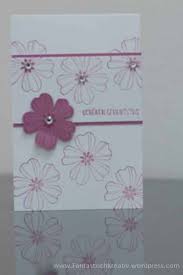 Dafür habe ich auf die rückseite kleber aufgetragen und die stanzmotive mit streifen hinterlegt… Geburtstagskarte Flower Shop Karten Basteln Geburtstagskarte Blumen Basteln Aus Papier