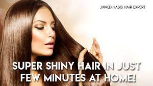 shiny hair in few minutes with this special rinse l jawed habib youtube super womens hairstyles medium length waivie