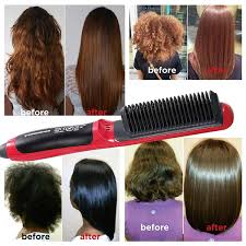 A great way to add volume to naturally straight strands is to apply a. Hair Straight Styler Ceramic Hair Straightening Brush Comb Dry Wet Use Pro Curl And Straight Hair Styler For Women All Hair Types Wish