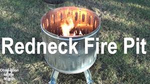 If you have these two redneck staple pieces lying around your yard (or know of a scrapyard the repurposed grill fire pit. Redneck Fire Pit Youtube