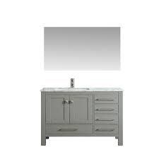 Buy products such as vanity art 36 inch single sink bathroom vanity set with ceramic vanity top. Eviva Tvn414 38x18wh London 38 Inch Transitional Bathroom Vanity Carrara Marble Countertop Eviva Tvn414 38x18gr