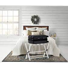 Luggage rack for bedroom white. Bee Willow Home Luggage Rack In White Wash Bed Bath Beyond