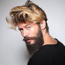 Long Beard With Medium Long Messy Hairstyle For Men Long Hair Styles Men Mens Hairstyles Medium Mens Messy Hairstyles