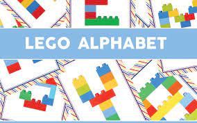 Students can work on letter . Lego Duplo Alphabet Cards Freebie One Beautiful Home