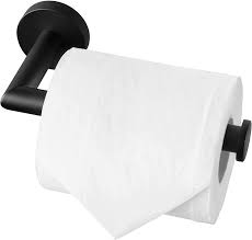 3.9 out of 5 stars, based on 14 reviews 14 ratings current price $25.95 $ 25. Amazon Com Hitslam Black Toilet Paper Holder 304 Stainless Steel Bathroom Tissue Holder Wall Mount Home Kitchen