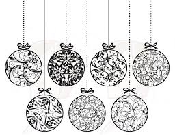Black and white christmas ornaments. Christmas Ornament Black And White Christmas Ornament Clip Art Black And White Happy Holidays Wikiclipart