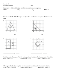 Improve your math knowledge with free questions in dilations and scale factors and thousands of other math skills. Dilations And Scale Factors Worksheet Answers Promotiontablecovers