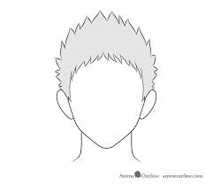 Hope it can help u a little bit on drawing hair tumblr. How To Draw Anime Male Hair Step By Step Animeoutline