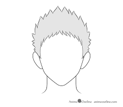 Do s and don ts in drawing male anime hair How To Draw Anime Male Hair Step By Step Animeoutline