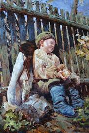 Sweet Apple Oil Canvas Russian Painting Fairytale Art Cool Paintings