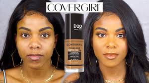 40 Shades Of Foundation Yassss Covergirl Trublend Matte Made Foundation Review Wear Test