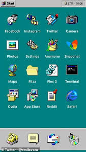 Transform Your Iphone Into 24 Year Old Pc With Replica Of Windows 95 Windows 95 Iphone Wallpaper Tumblr Aesthetic Vaporwave Wallpaper